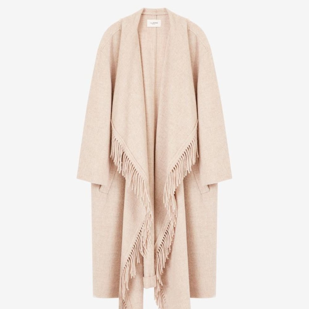 Isabel Marant Etoile Fleming Coat in Ecru - Small